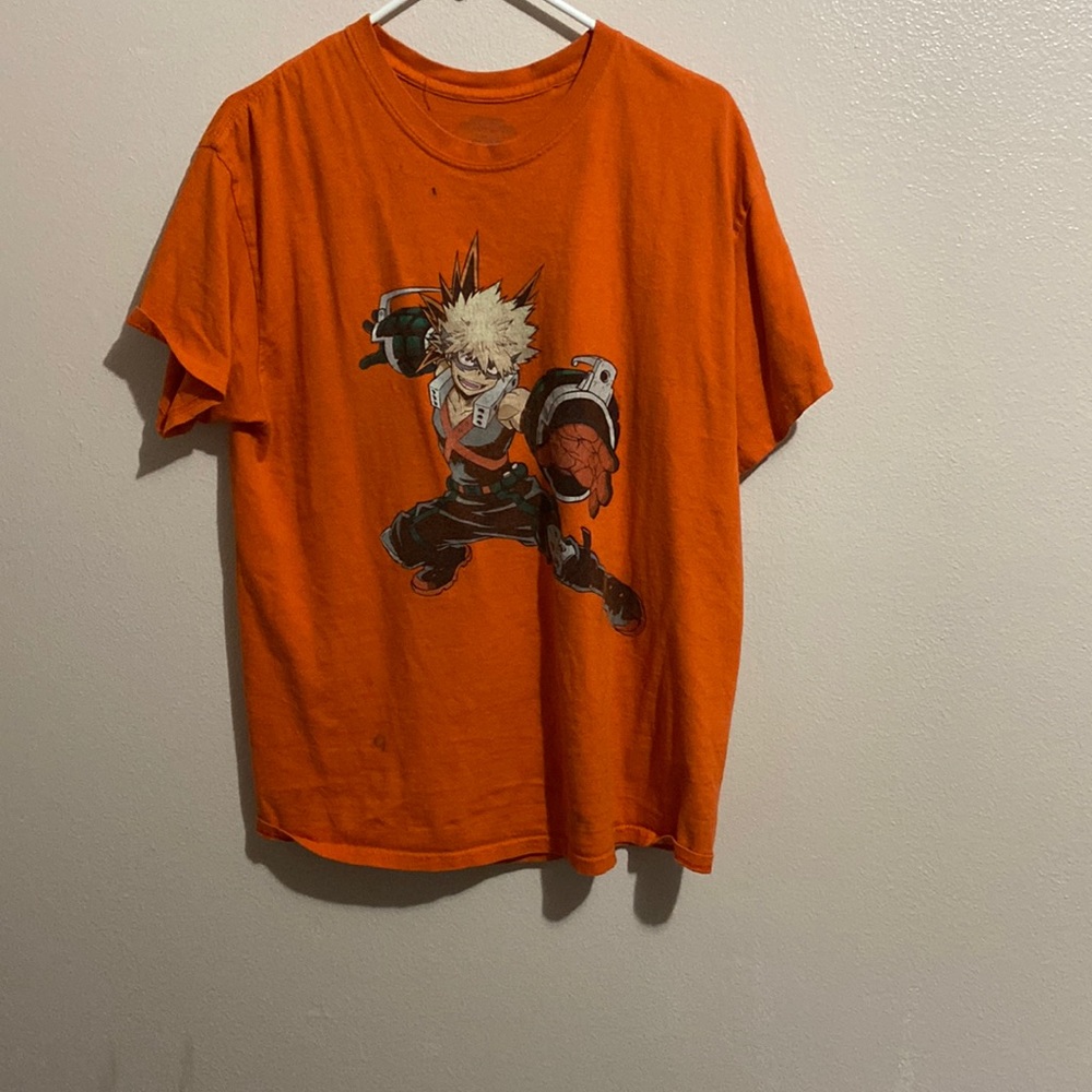 Orange bakugo shirt